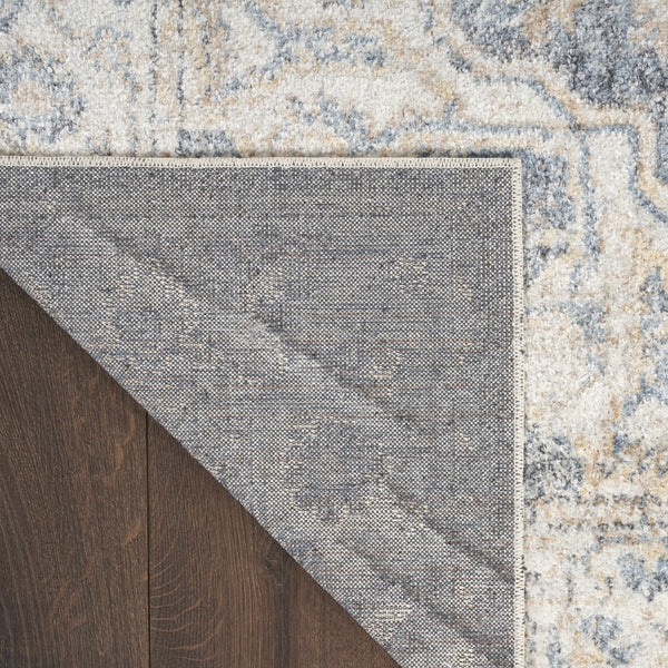 Homeroots 12' Gray Oriental Washable Runner Rug - Durable Polyester, Stylish Abstract Design For Any Space  Polyester 521776