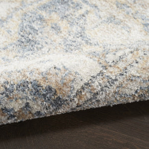 HomeRoots 9' Gray Oriental Power Loom Area Rug - Timeless Elegance for Living Spaces, Durable and Easy Care 8' X 10' 521777