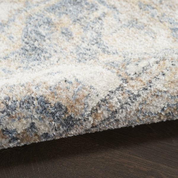 HomeRoots 9' Gray Oriental Power Loom Area Rug - Timeless Elegance for Living Spaces, Durable and Easy Care 8' X 10' 521777