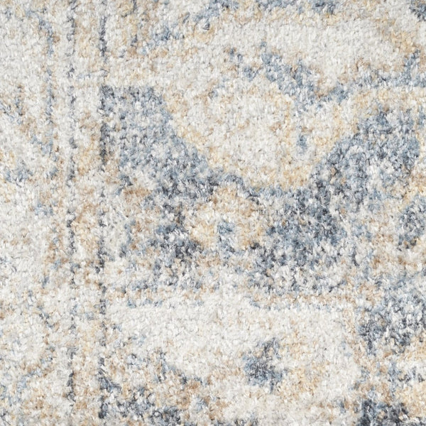 HomeRoots 9' Gray Oriental Power Loom Area Rug - Timeless Elegance for Living Spaces, Durable and Easy Care 7' X 9' 521779