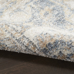 HomeRoots 9' Gray Oriental Power Loom Area Rug - Timeless Elegance for Living Spaces, Durable and Easy Care 7' X 9' 521779