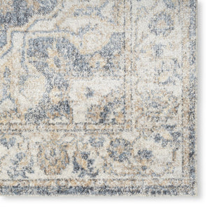 HomeRoots 9' Gray Oriental Power Loom Area Rug - Timeless Elegance for Living Spaces, Durable and Easy Care 7' X 9' 521779