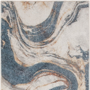 Homeroots 5' X 7' Gray Oriental Power Loom Washable Area Rug  Polyester 521782