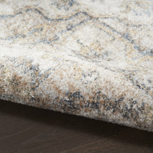 HomeRoots 9' Gray Oriental Power Loom Area Rug - Timeless Design for Elegant Spaces & Easy Maintenance 7' X 9' 521786