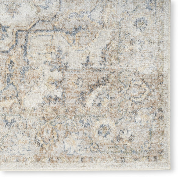 HomeRoots 9' Gray Oriental Power Loom Area Rug - Timeless Design for Elegant Spaces & Easy Maintenance 7' X 9' 521786