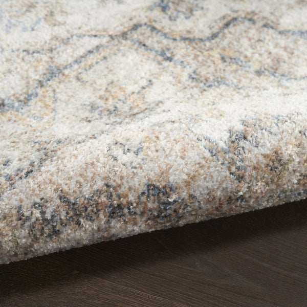HomeRoots 9' Gray Oriental Power Loom Area Rug - Timeless Design for Elegant Spaces & Easy Maintenance 8' X 10' 521788