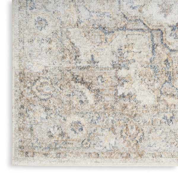 HomeRoots 9' Gray Oriental Power Loom Area Rug - Timeless Design for Elegant Spaces & Easy Maintenance 8' X 10' 521788
