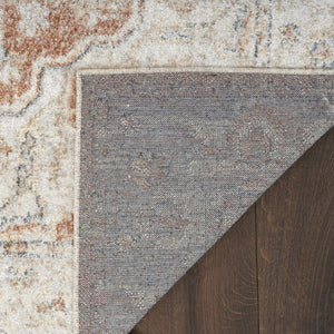 HomeRoots 7' Gold Oriental Power Loom Area Rug - Timeless Elegance, Easy-Care, and Perfect for Any Space 7' X 9' 521792