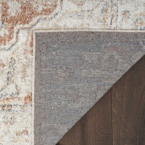 HomeRoots 7' Gold Oriental Power Loom Area Rug - Timeless Elegance, Easy-Care, and Perfect for Any Space 7' X 9' 521792