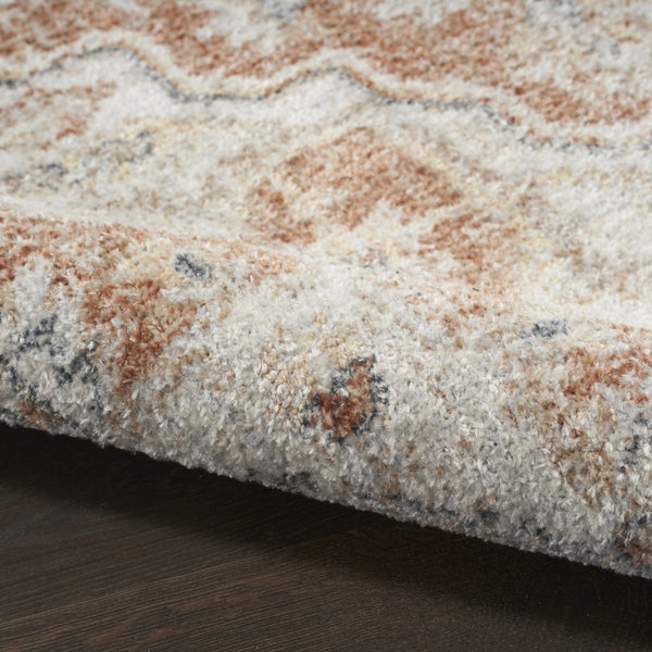 HomeRoots 7' Gold Oriental Power Loom Area Rug - Timeless Elegance, Easy-Care, and Perfect for Any Space 7' X 9' 521792