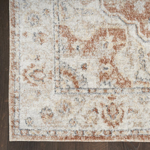 Homeroots 12' Gold And Ivory Oriental Washable Runner Rug | Durable, Stylish Accent For Any Space  Polyester 521797