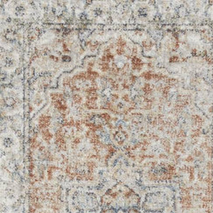 Homeroots 12' Gold And Ivory Oriental Washable Runner Rug | Durable, Stylish Accent For Any Space  Polyester 521797