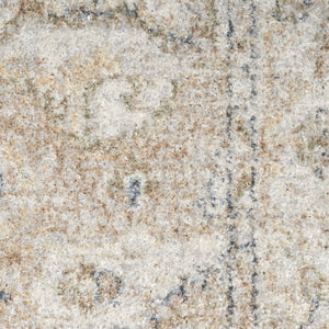 HomeRoots 8' Timeless Beige Oriental Power Loom Area Rug - Stylish, Durable, Washable for Any Room Decor 7' X 9' 521805