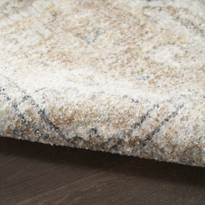 HomeRoots 8' Timeless Beige Oriental Power Loom Area Rug - Stylish, Durable, Washable for Any Room Decor 7' X 9' 521805