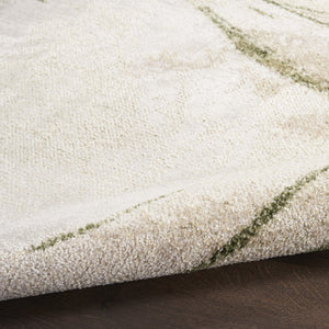 Homeroots 7' X 9' Denim Blue Oriental Power Loom Washable Area Rug  Polyester 521807