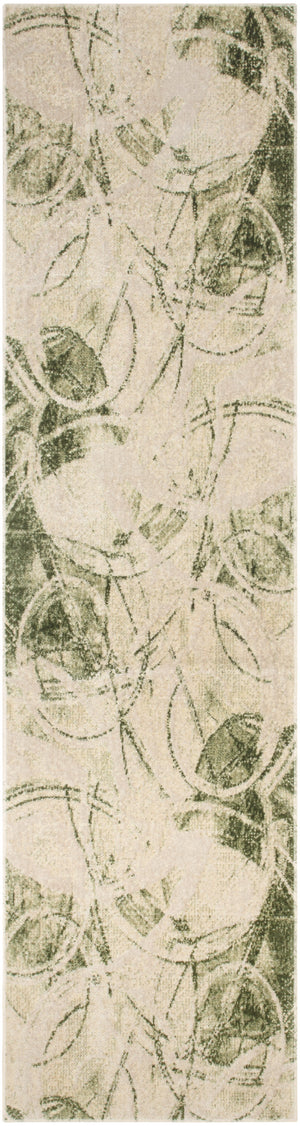 Homeroots 7' X 9' Denim Blue Oriental Power Loom Washable Area Rug  Polyester 521807