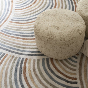 Homeroots 5' X 7' Denim Blue Oriental Power Loom Washable Area Rug  Polyester 521810