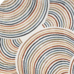 Homeroots 5' X 7' Denim Blue Oriental Power Loom Washable Area Rug  Polyester 521810