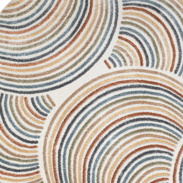 Homeroots 5' X 7' Denim Blue Oriental Power Loom Washable Area Rug  Polyester 521810