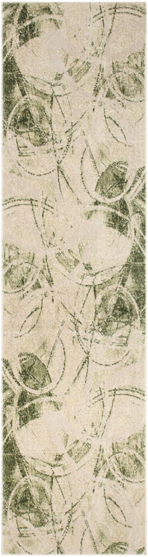 Homeroots 8' X 10' Denim Blue Oriental Power Loom Washable Area Rug  Polyester 521813