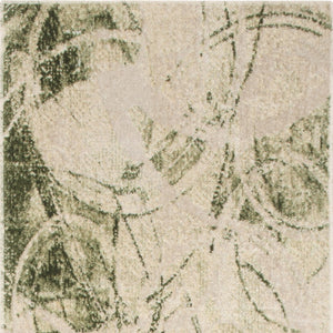 Homeroots 8' X 10' Denim Blue Oriental Power Loom Washable Area Rug  Polyester 521813