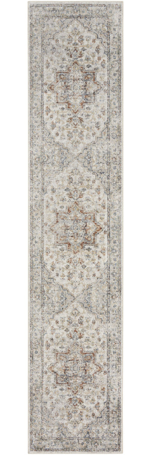 Homeroots 12' Gray Oriental Washable Runner Rug – Durable, Stylish, And Perfect For Hallways Or Laundry Rooms!  Polyester 521818
