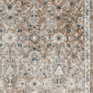 HomeRoots 9' Gray Oriental Power Loom Area Rug - Elegant Design for Cozy Living Spaces & Durability Guaranteed 7' X 9' 521820