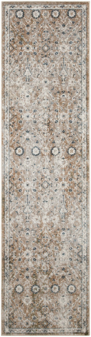 HomeRoots 9' Gray Oriental Power Loom Area Rug - Elegant Design for Cozy Living Spaces & Durability Guaranteed 7' X 9' 521820