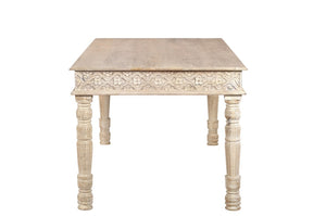 72 Inch Solid Wood Dining Table Spacious Rectangular Surface for Elegant Family Gatherings
