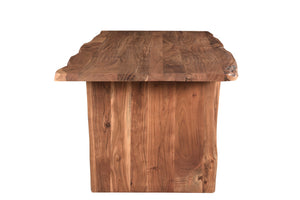 Homeroots 84" Brown Solid Wood Dining Table   521852