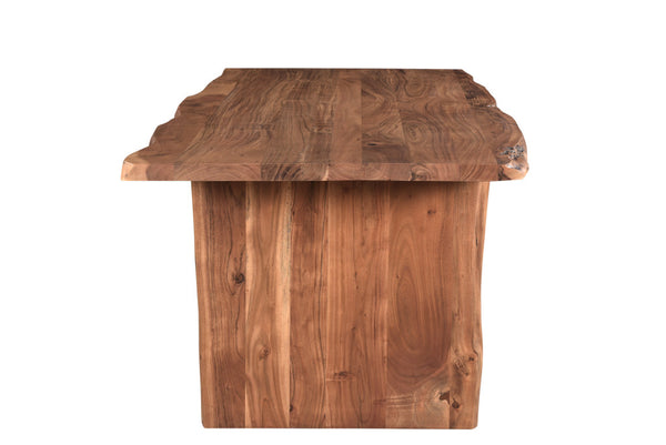 Homeroots 84" Brown Solid Wood Dining Table   521852