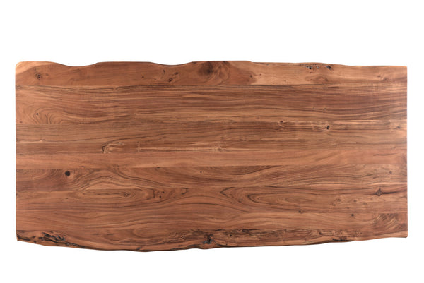 Homeroots 84" Brown Solid Wood Dining Table   521852