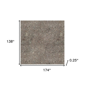 HomeRoots 12' Non-Slip Rug Pad for Ultimate Comfort and Grip - Versatile, Durable, and Reversible Design! 521876