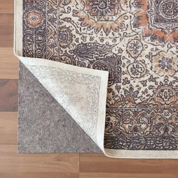 HomeRoots 9' X 13' Gray Non-Slip Rug Pad - Durable, Cushioned, and Safe Solution for All Floor Types! 521880