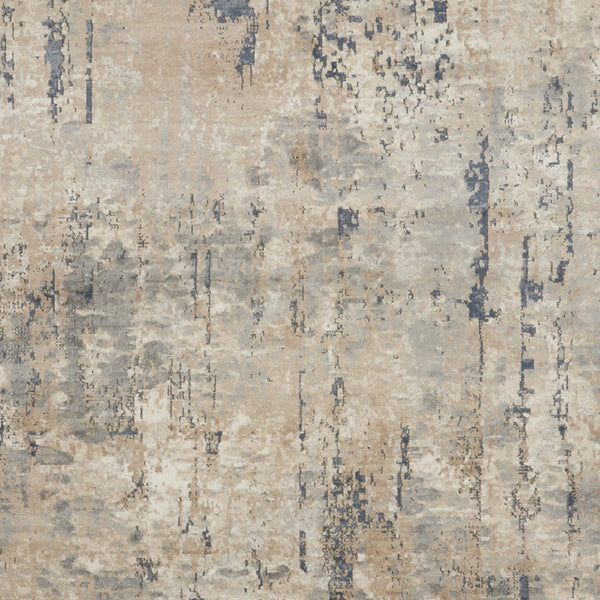 Homeroots 7' X 10' Beige Abstract Power Loom Area Rug  Polypropylene 521910