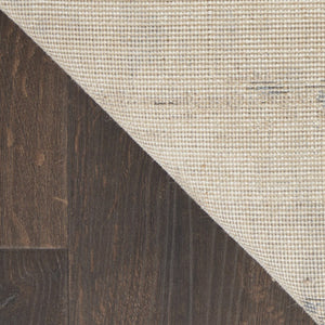 Homeroots 10' Beige And Ivory Abstract Power Loom Runner Rug  Polypropylene,Polyester 521911