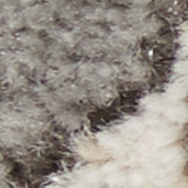 Homeroots 10' Gray And Ivory Medallion Power Loom Runner Rug  Polypropylene,Polyester 521923