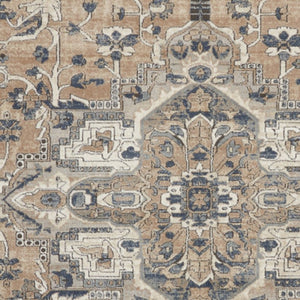 HomeRoots 8' Ivory Floral Power Loom Area Rug - Timeless Elegance for Living Rooms, Bedrooms, and More! 8' X 10' 521925