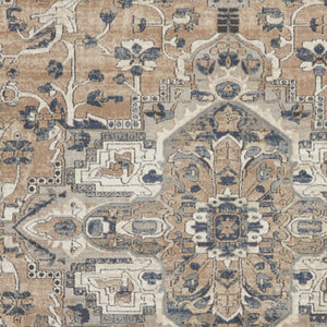 HomeRoots 8' Ivory Floral Power Loom Area Rug - Timeless Elegance for Living Rooms, Bedrooms, and More! 9' X 12' 521932