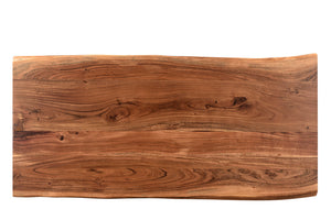 Homeroots 51" Brown Solid Wood Coffee Table   521934