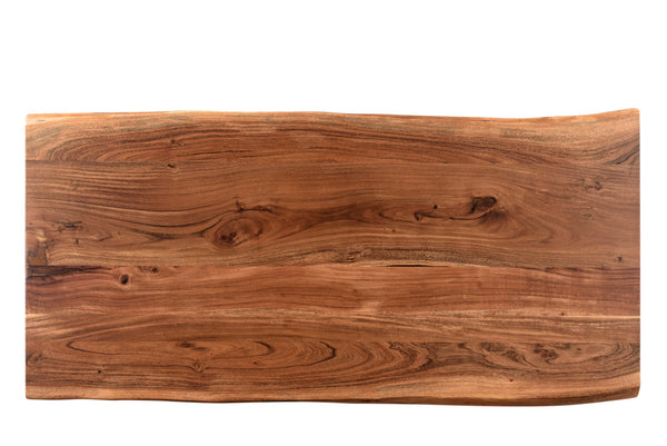 Homeroots 51" Brown Solid Wood Coffee Table   521934