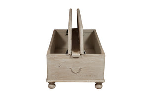 Homeroots 49" Natural Solid Wood Distressed Lift Top Coffee Table   521935