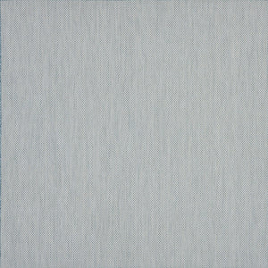 HomeRoots 8' Aqua and Ivory Square Area Rug - Durable, Stylish, Easy-Care Floor Covering for Indoor & Outdoor Use 521971