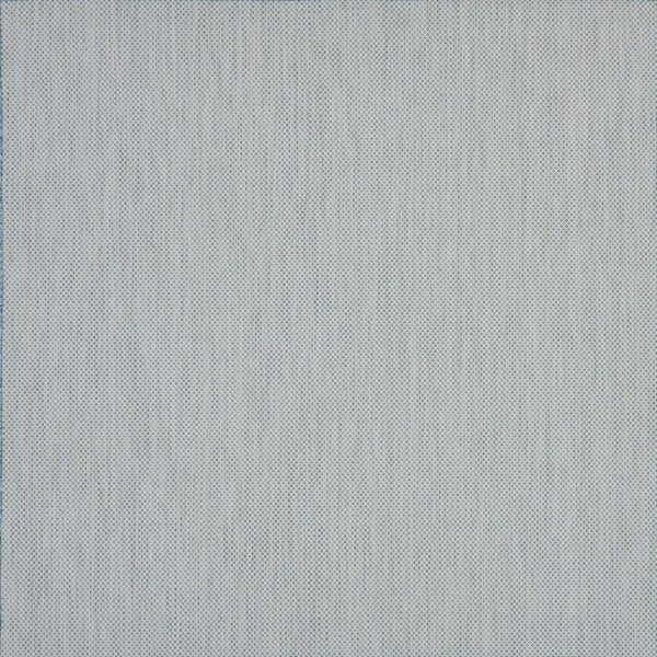 HomeRoots 8' Aqua and Ivory Square Area Rug - Durable, Stylish, Easy-Care Floor Covering for Indoor & Outdoor Use 521971