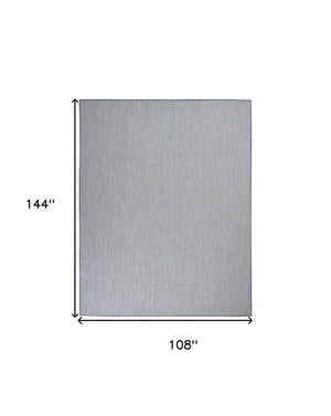 HomeRoots 9' Indoor Outdoor Area Rug in Elegant Blue and Ivory – Durable, Stylish, and Easy to Clean! 521973