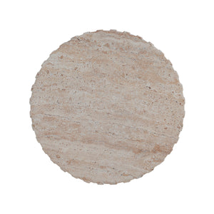 English Elm Christopher Knight Home® - Outdoor/Indoor Lightweight Concrete Side Table – Versatile Travertine Accent For Home & Garden Use N773P253797Z