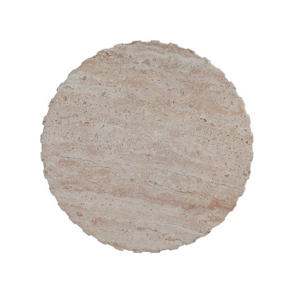 English Elm Christopher Knight Home® - Outdoor/Indoor Lightweight Concrete Side Table – Versatile Travertine Accent For Home & Garden Use N773P253797Z