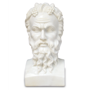 Hector Marble Bust Sculpture - Stunning Two-Sided Mythological Art Piece for Home Décor Showcase