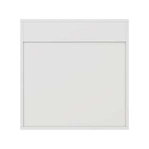 English Elm Modern Wall Mounted Mirrored Medicine Cabinet with Open Shelves Gold Hardware Bath W3875P379308