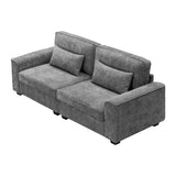 Christopher Knight Home® - Noble House - - 79.5" Modern Fabric Sofa With Plush Cushions, Sleek Arm Design, And Sturdy Solid Wood Frame – Comfortable Seating For Living Room, Bedroom, Or Office Lounge